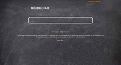 Desktop Screenshot of ceskaprodejna.cz